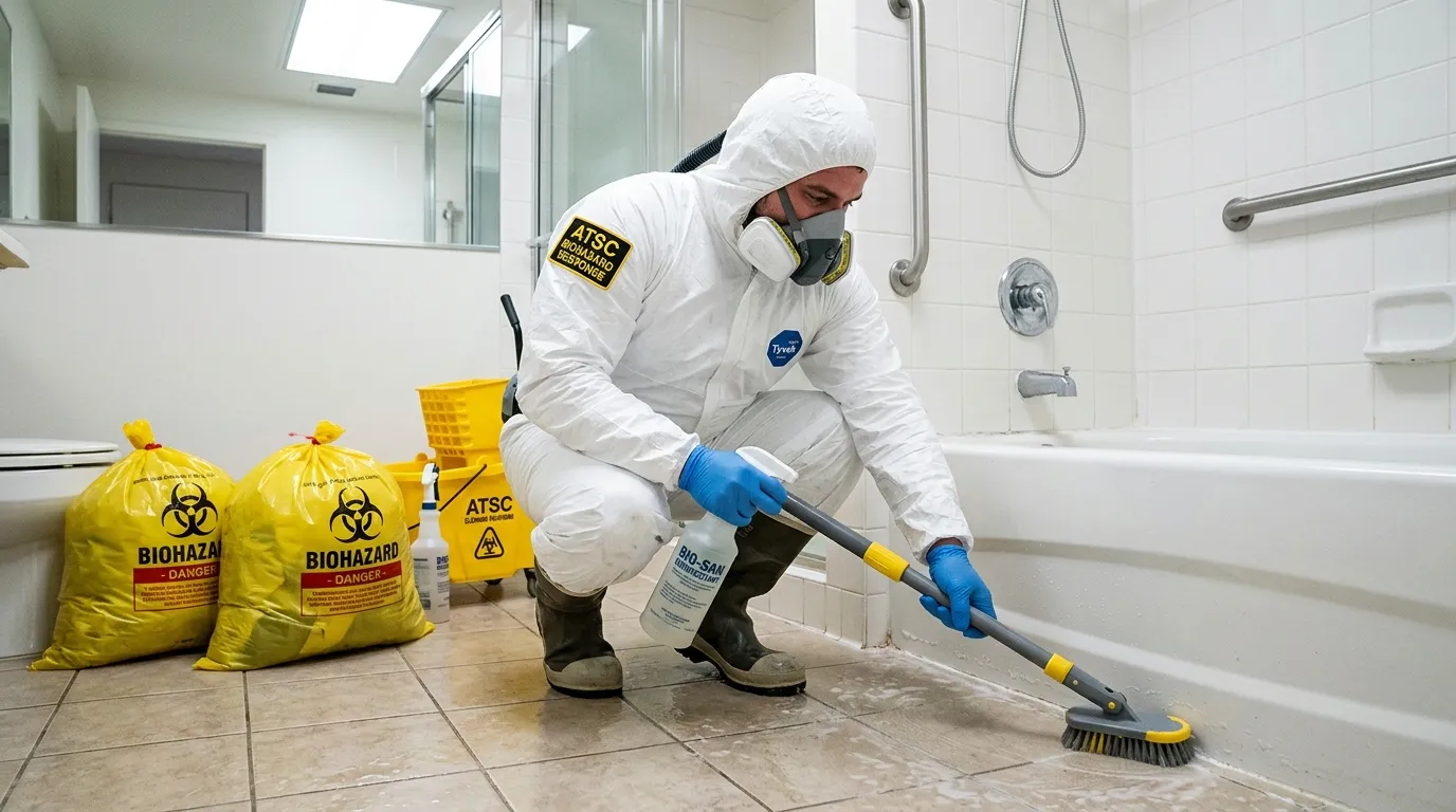 Decontamination equipment deployed for Blood Cleanup in Heber City